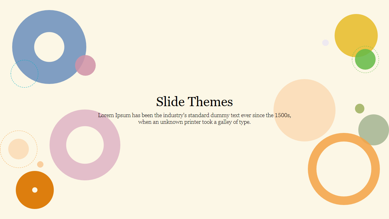 Free - Attractive Slide Themes PPT Template